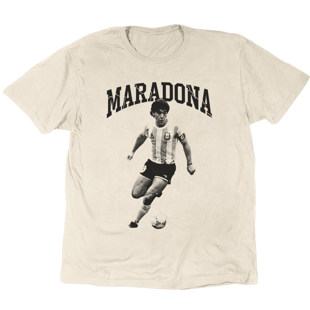 マラドーナ　公式　tシャツ　DIEGO ARMANDO MARADONA Diego Maradona Halftone T-Shirt – Retro 90 Originals