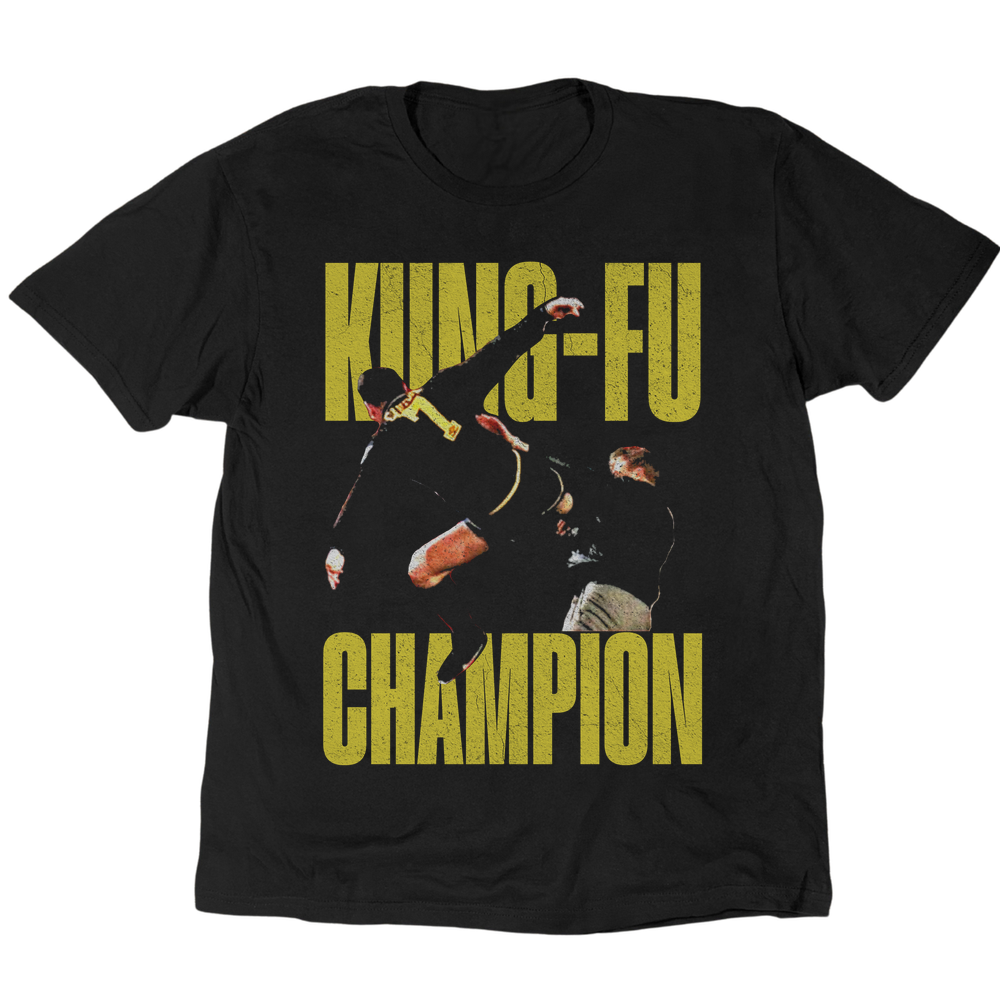 Cantona Kung Fu 1 T-Shirt - Black