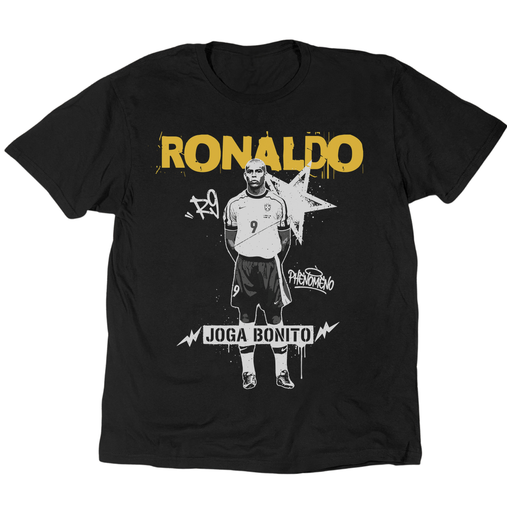 Ronaldo Joga Bonito T-Shirt - Black