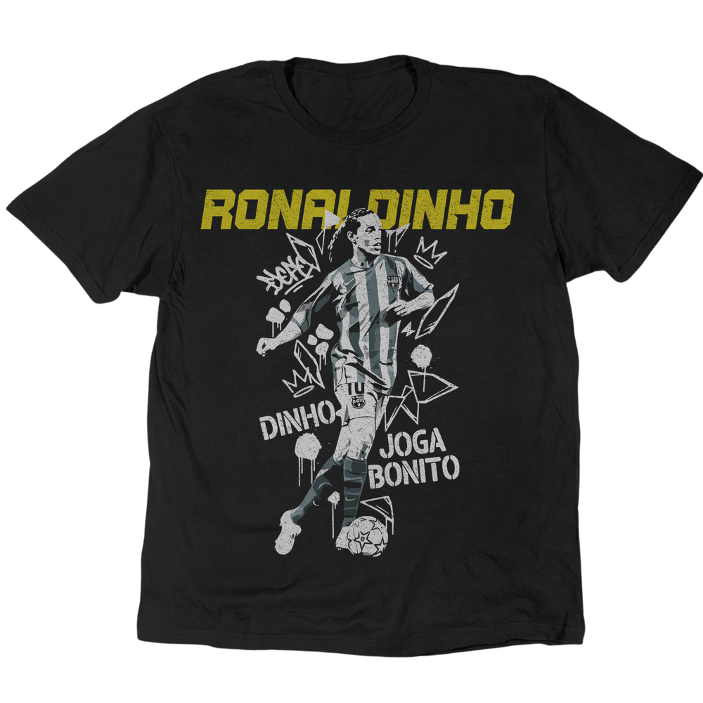 Ronaldinho Barca T-Shirt - Black
