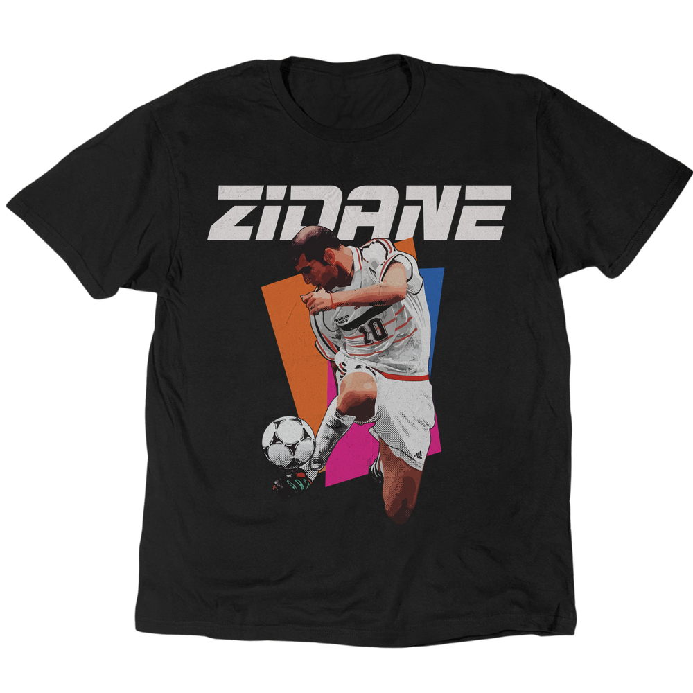 Zidane Y2k T-Shirt - Black