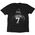 Cantona The Iconic Number 7 T-Shirt - Black