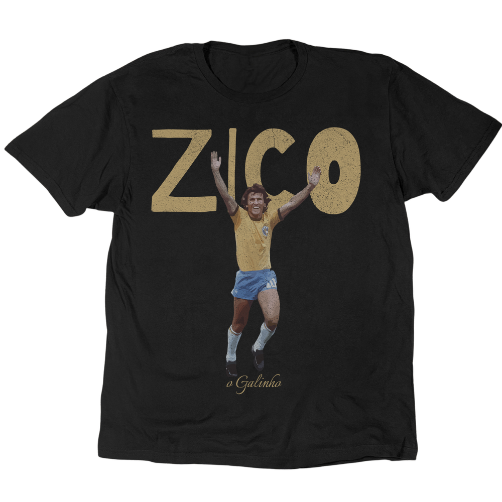 希少　afontex サッカーシャツ　Tシャツ ジーコ　ZICO 90s Zico O Galinho T-Shirt – Retro 90 Originals