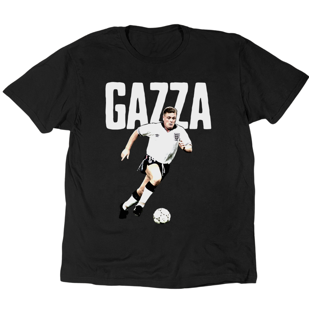 Gazza 1990 T-Shirt - Black