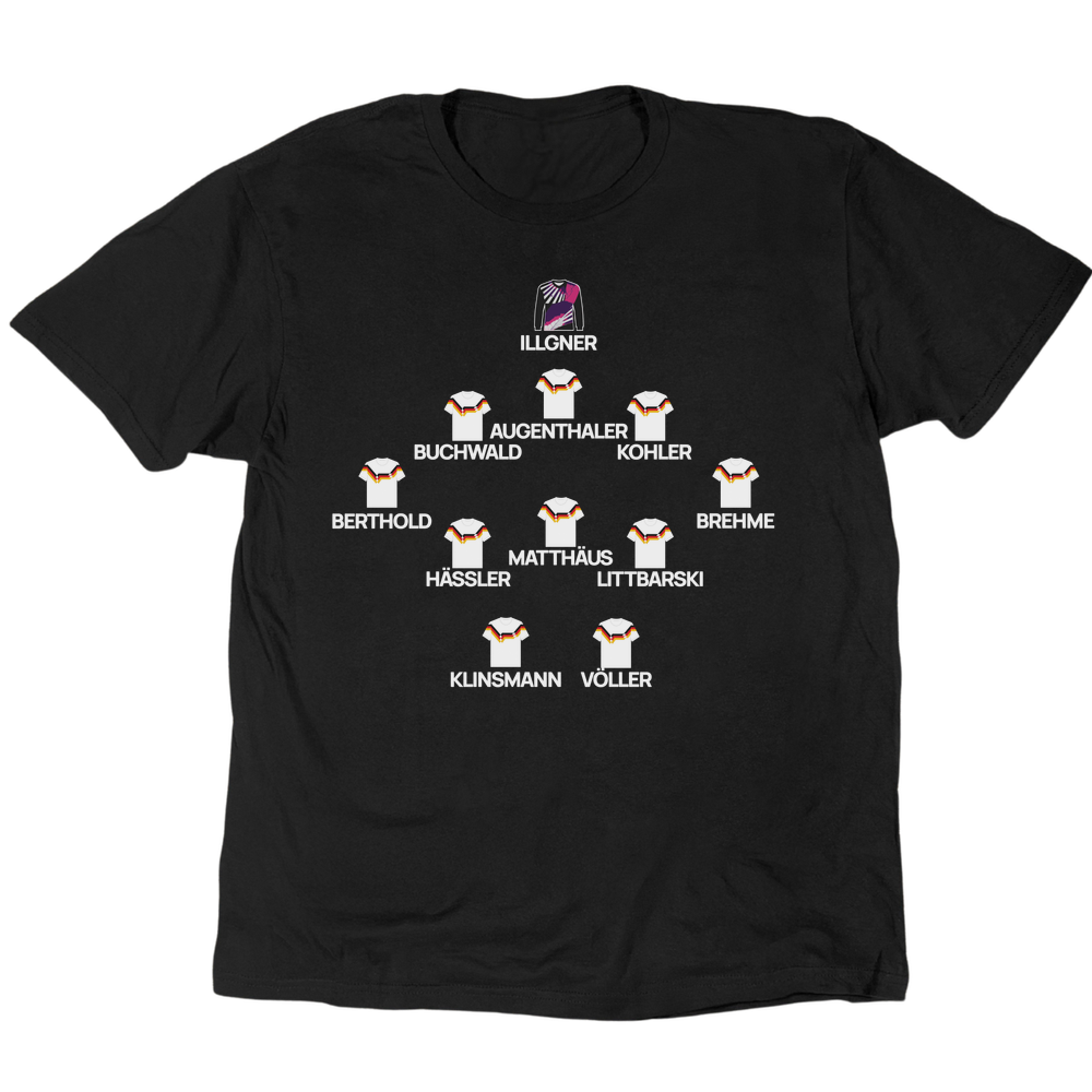 Germany 1990 World Cup Final T-Shirt - Black
