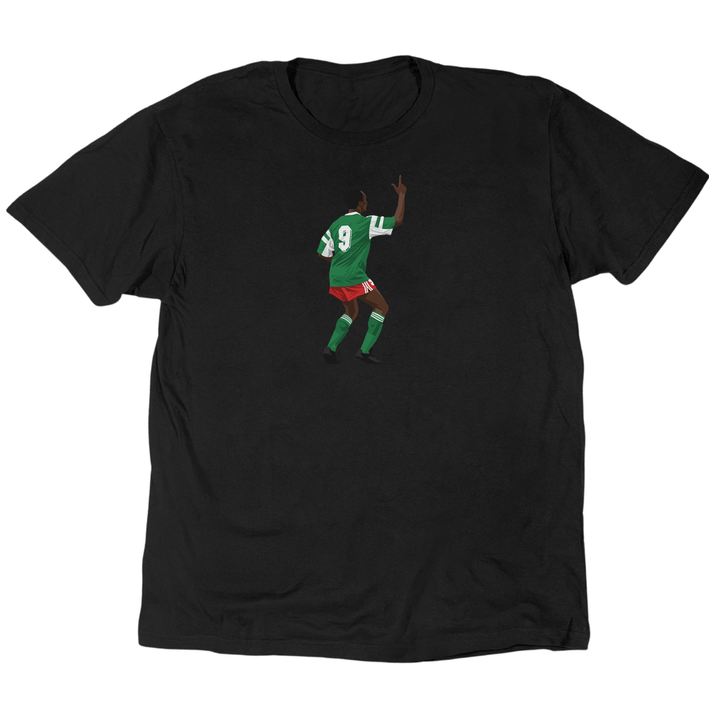 Icons Illustrated Roger Milla T-Shirt - Black