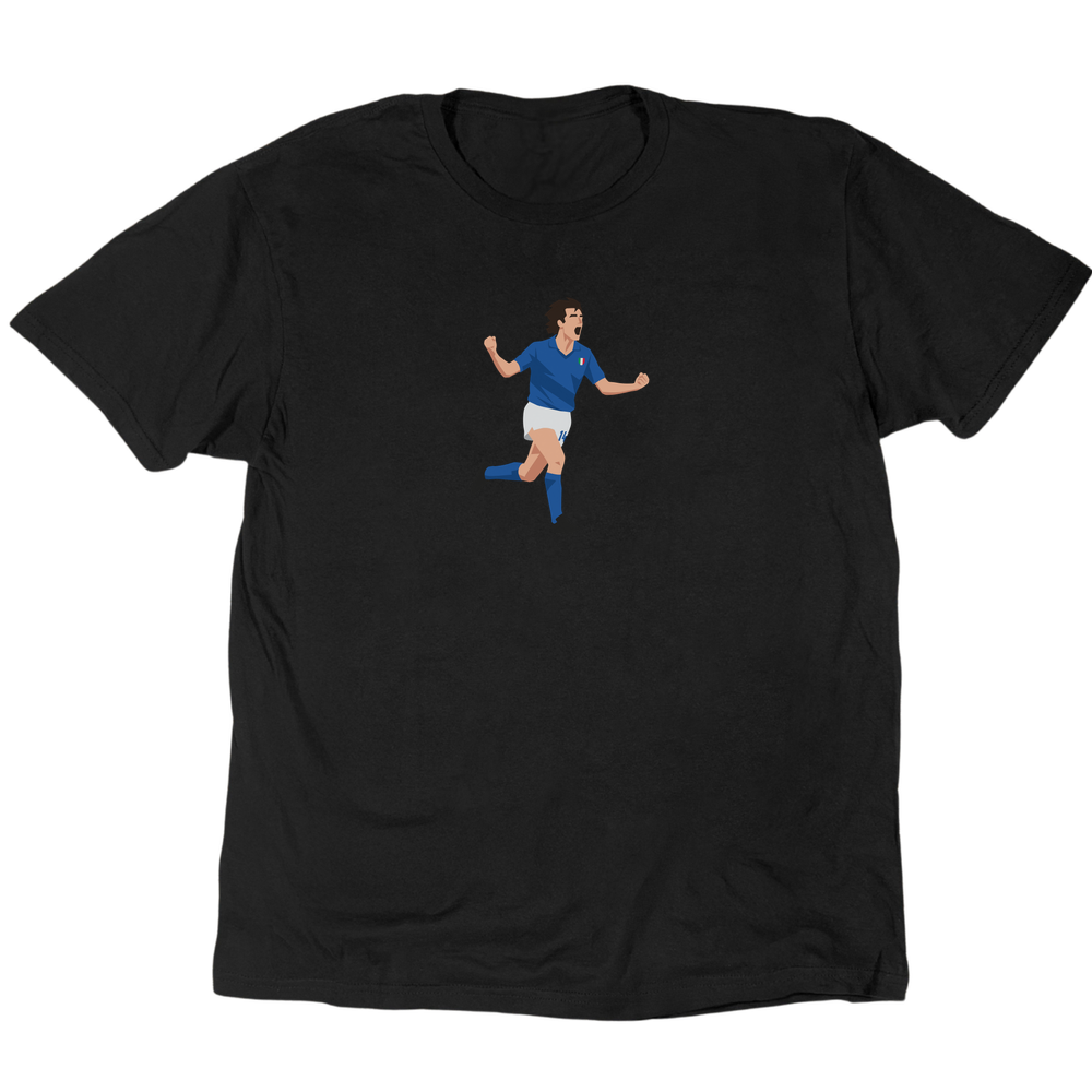 Icons Illustrated Tardelli Celebration T-Shirt - Black