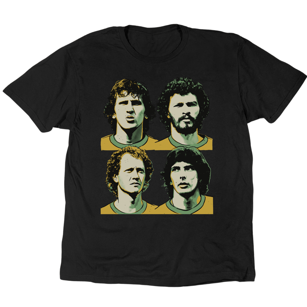 Zico Socrates Eder Falcao 2 T-Shirt - Black