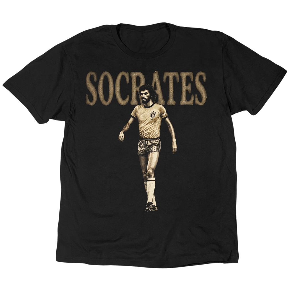 Socrates Brasil 82 T-Shirt - Black