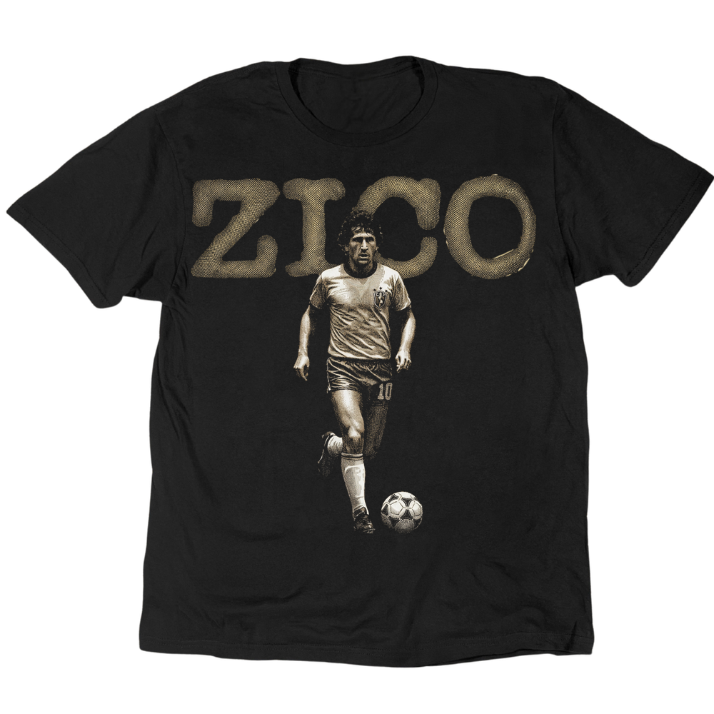 Zico Brasil 82 T-Shirt - Black