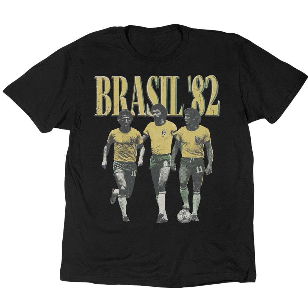 Brasil 1982 T-Shirt - Black