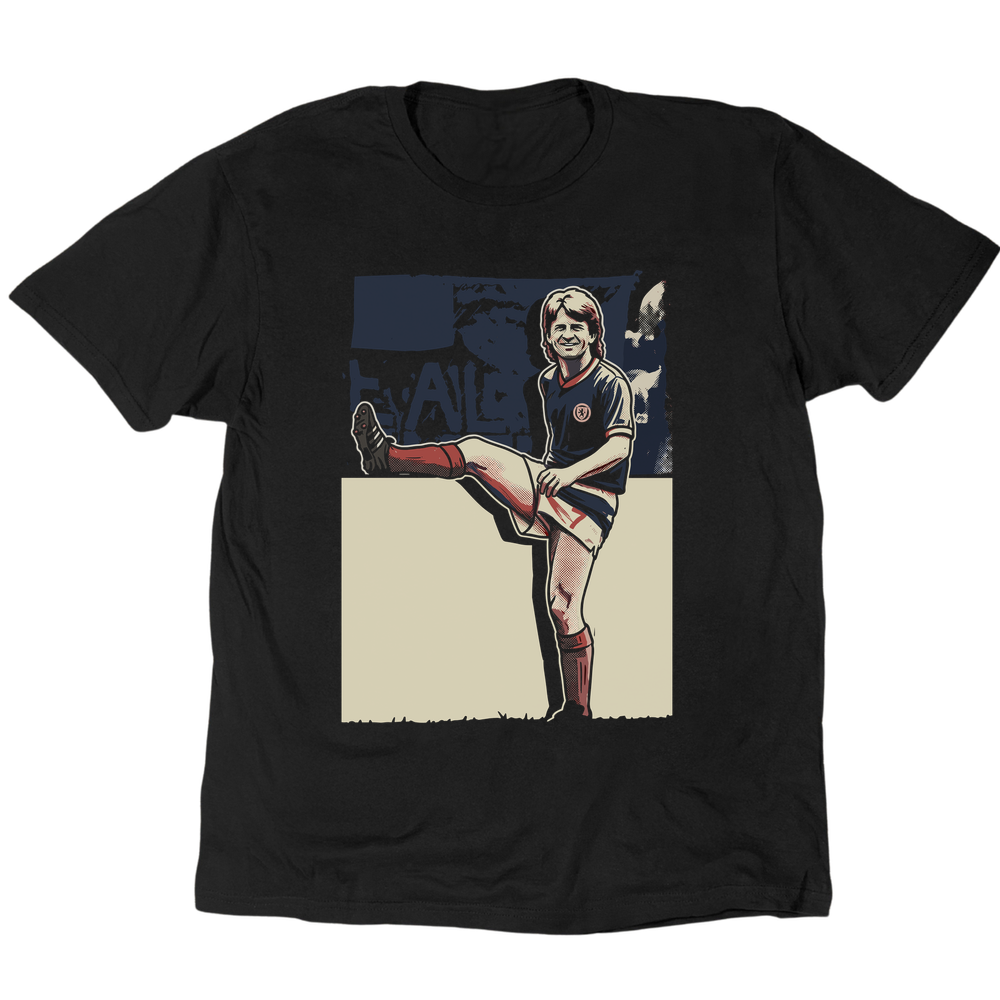 Gordon Strachan 1986 T-Shirt - Black