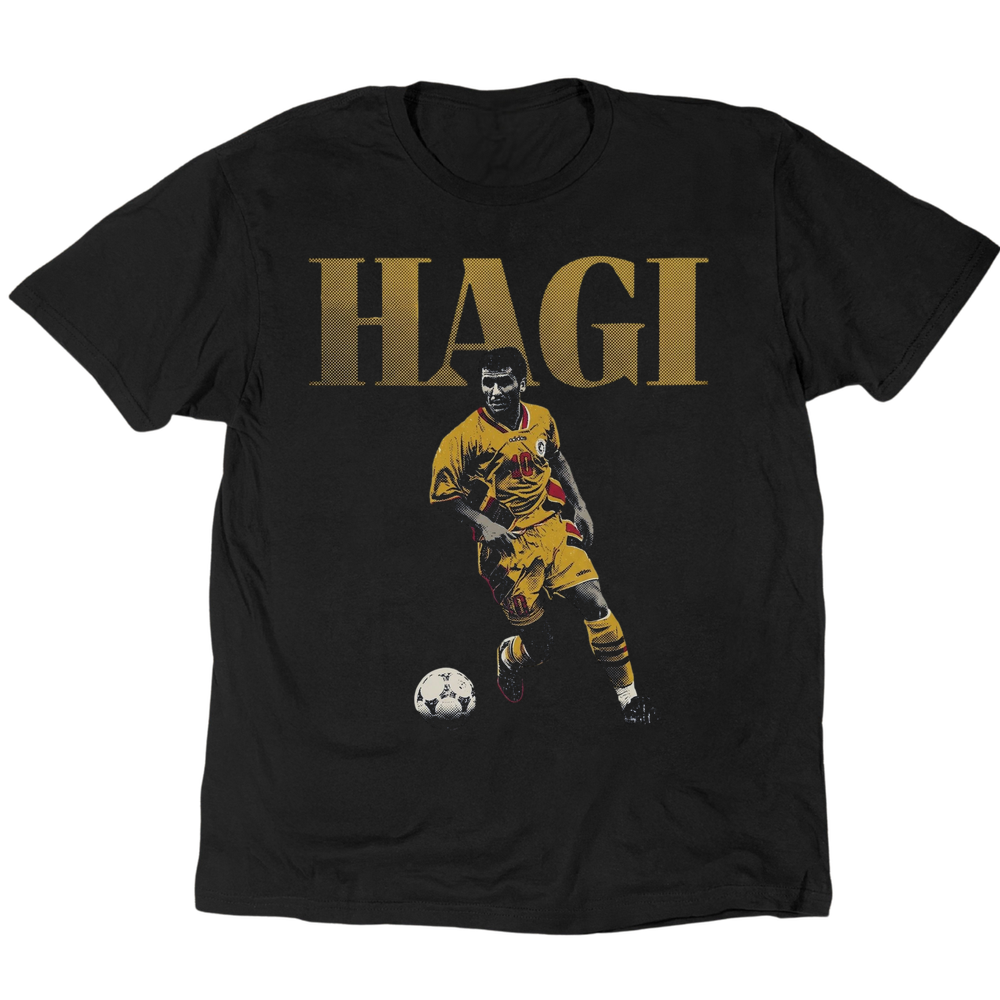 Gheorghe Hagi 1994 T-Shirt - Black