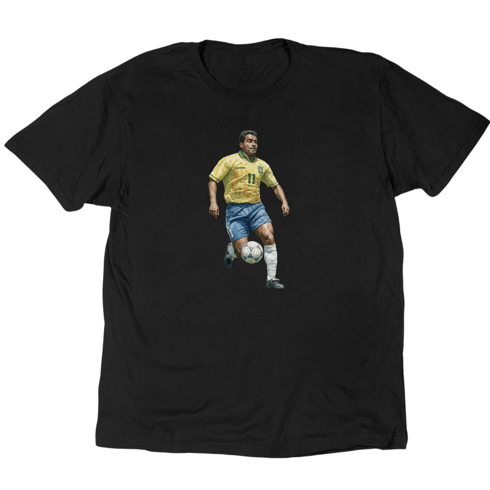 Romário O Baixinho T-Shirt - Black