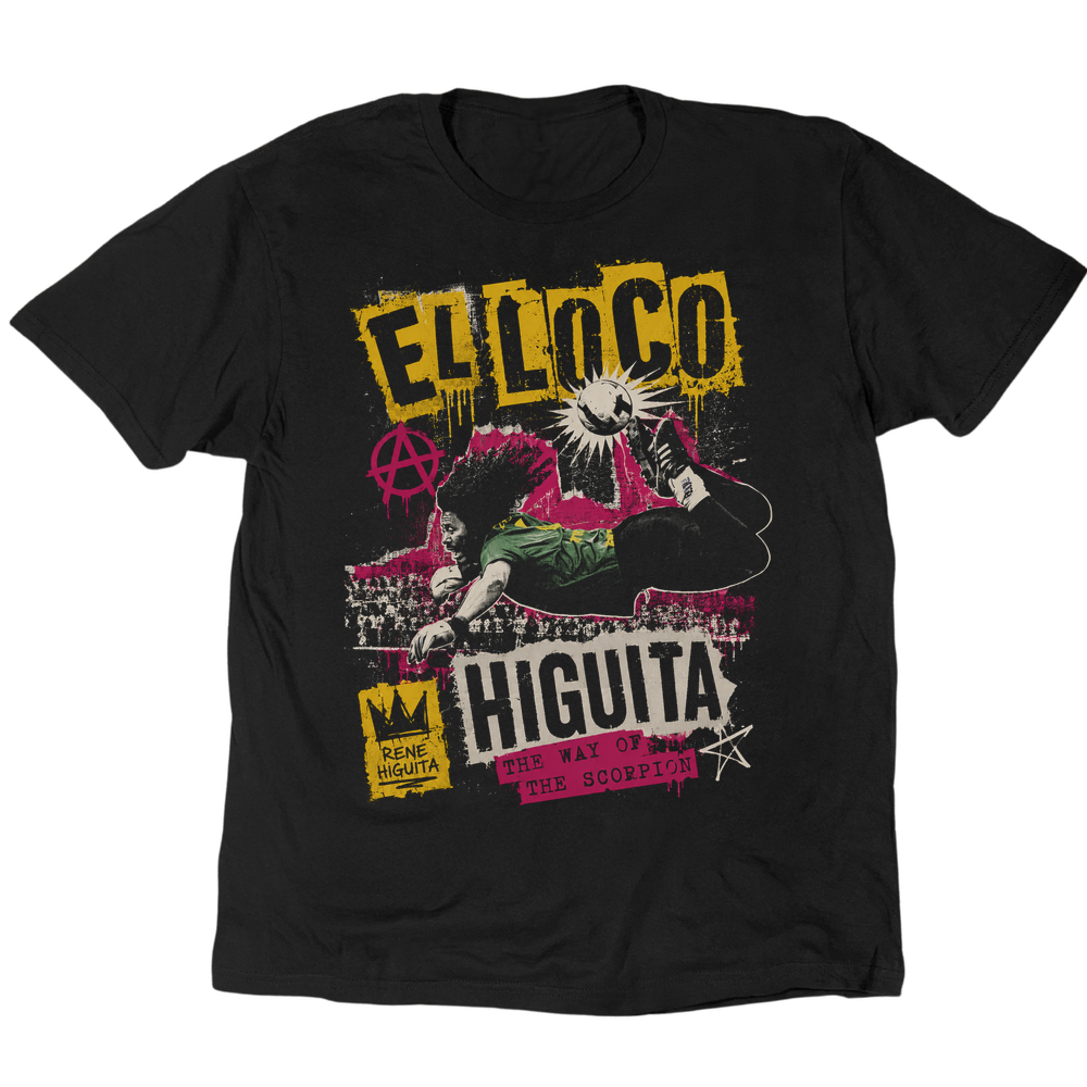 Rene Higuita The Way Of The Scorpion T-Shirt - Black