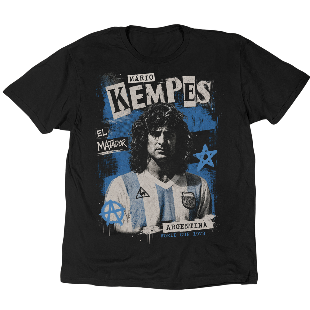 Mario Kempes 1978 T-Shirt - Black