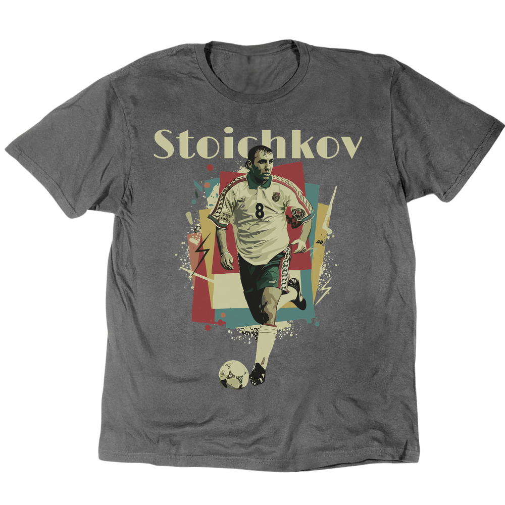 Stoichkov T-Shirt - Charcoal