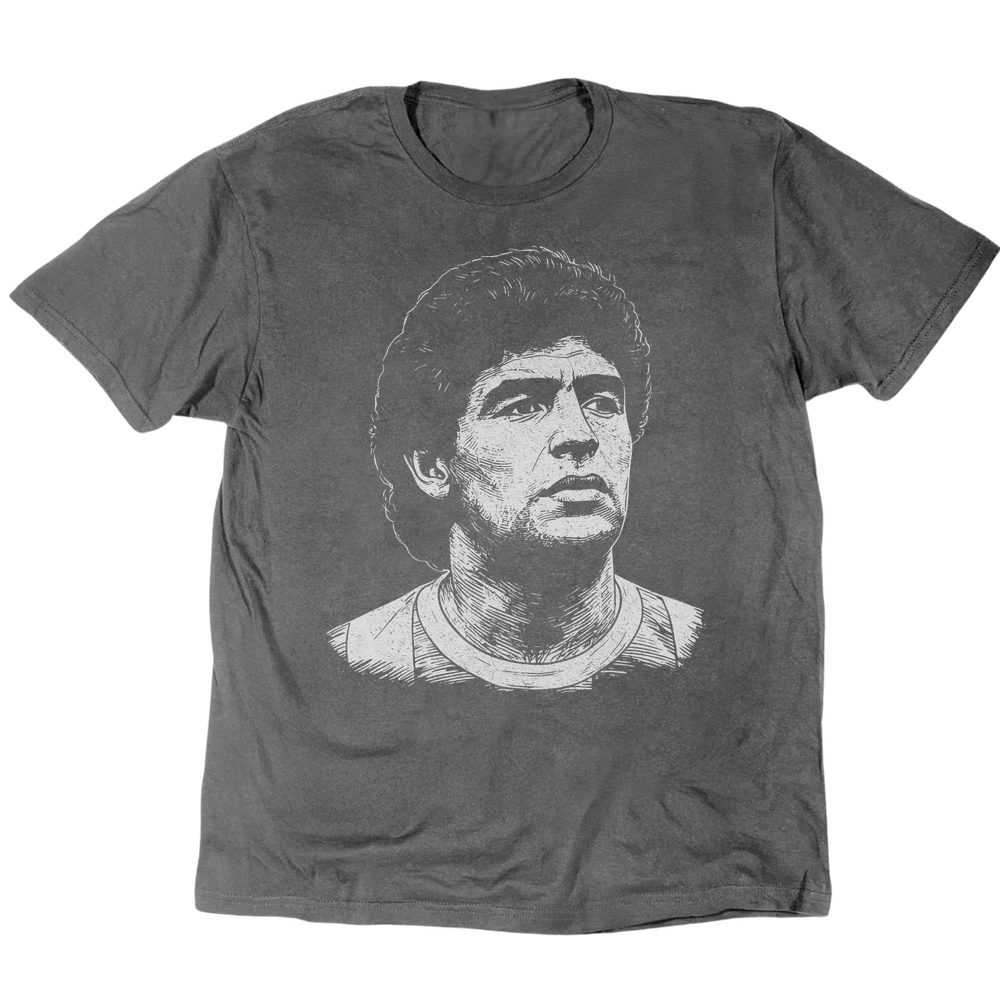El Diego Football S Divine Rebel T-Shirt - Charcoal
