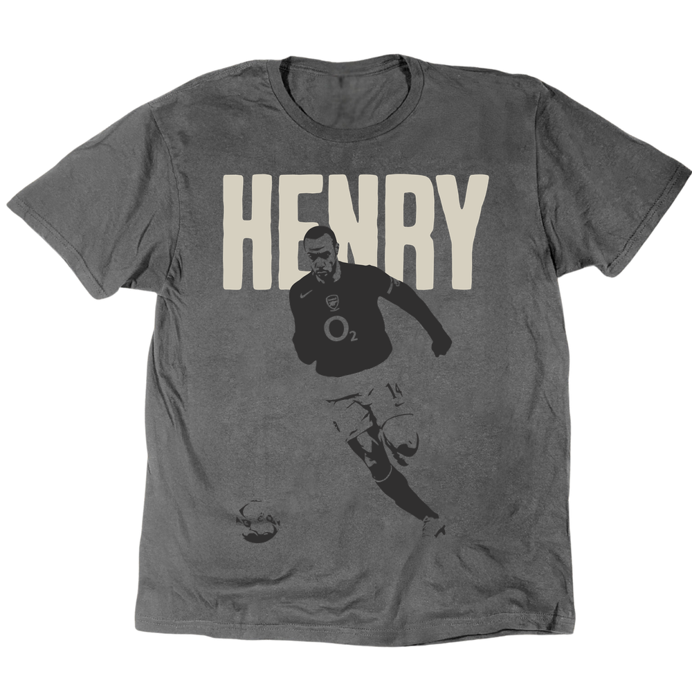 Thierry 14 Icon In Motion T-Shirt - Charcoal