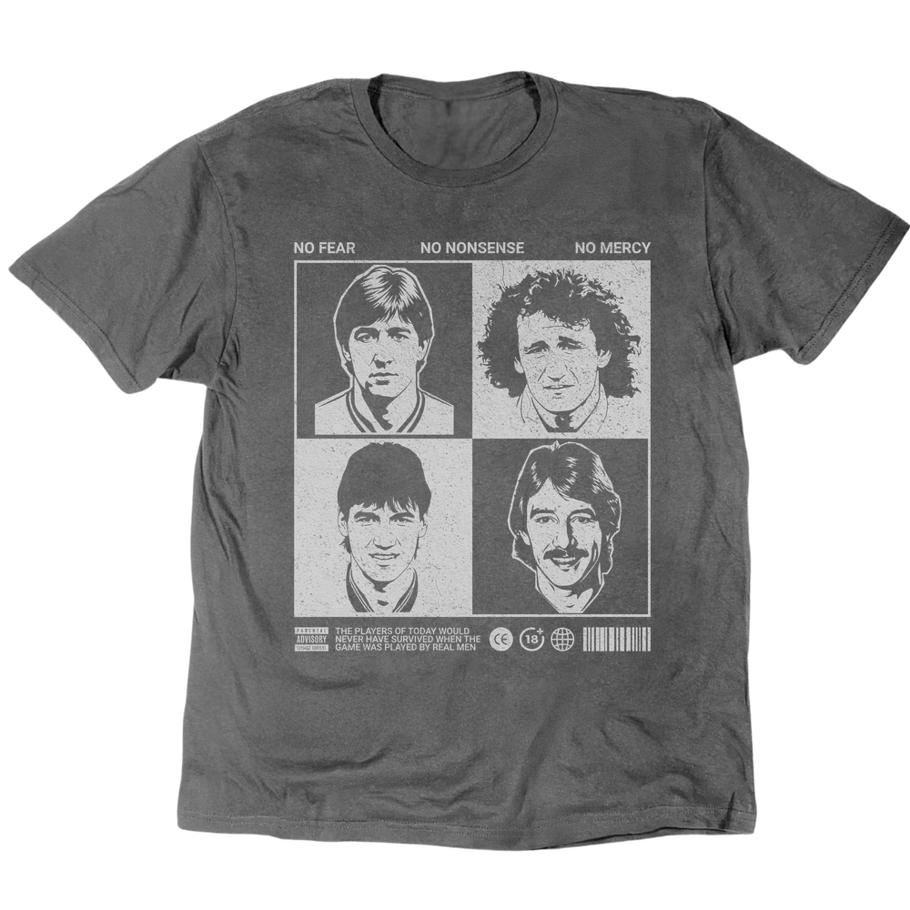 No Fear No Nonsense No Mercy T-Shirt - Charcoal