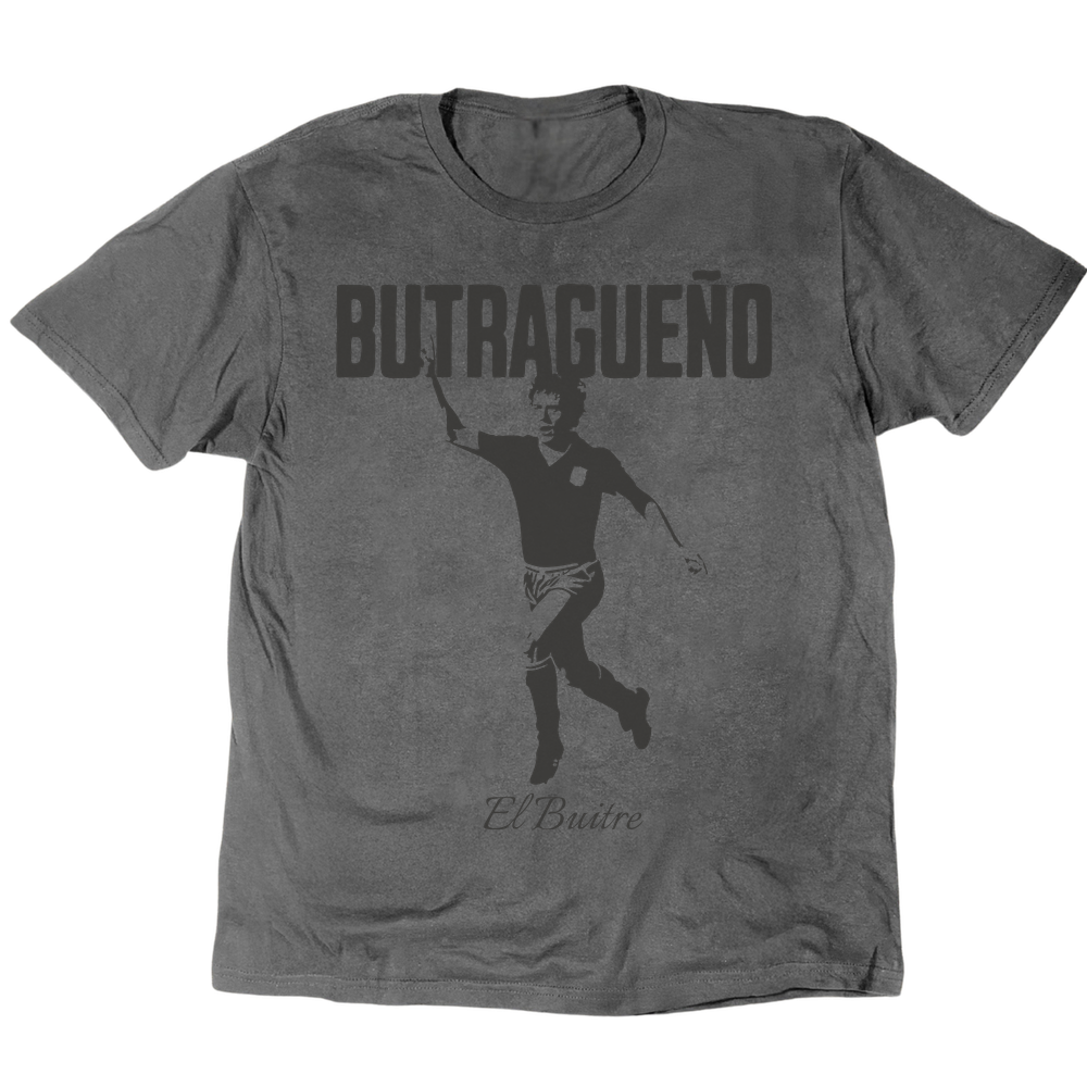 El Buitre Emilio Butragueño T-Shirt - Charcoal