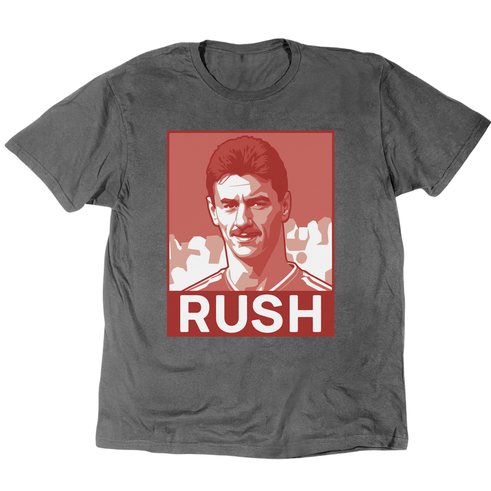 Ian Rush T-Shirt - Charcoal