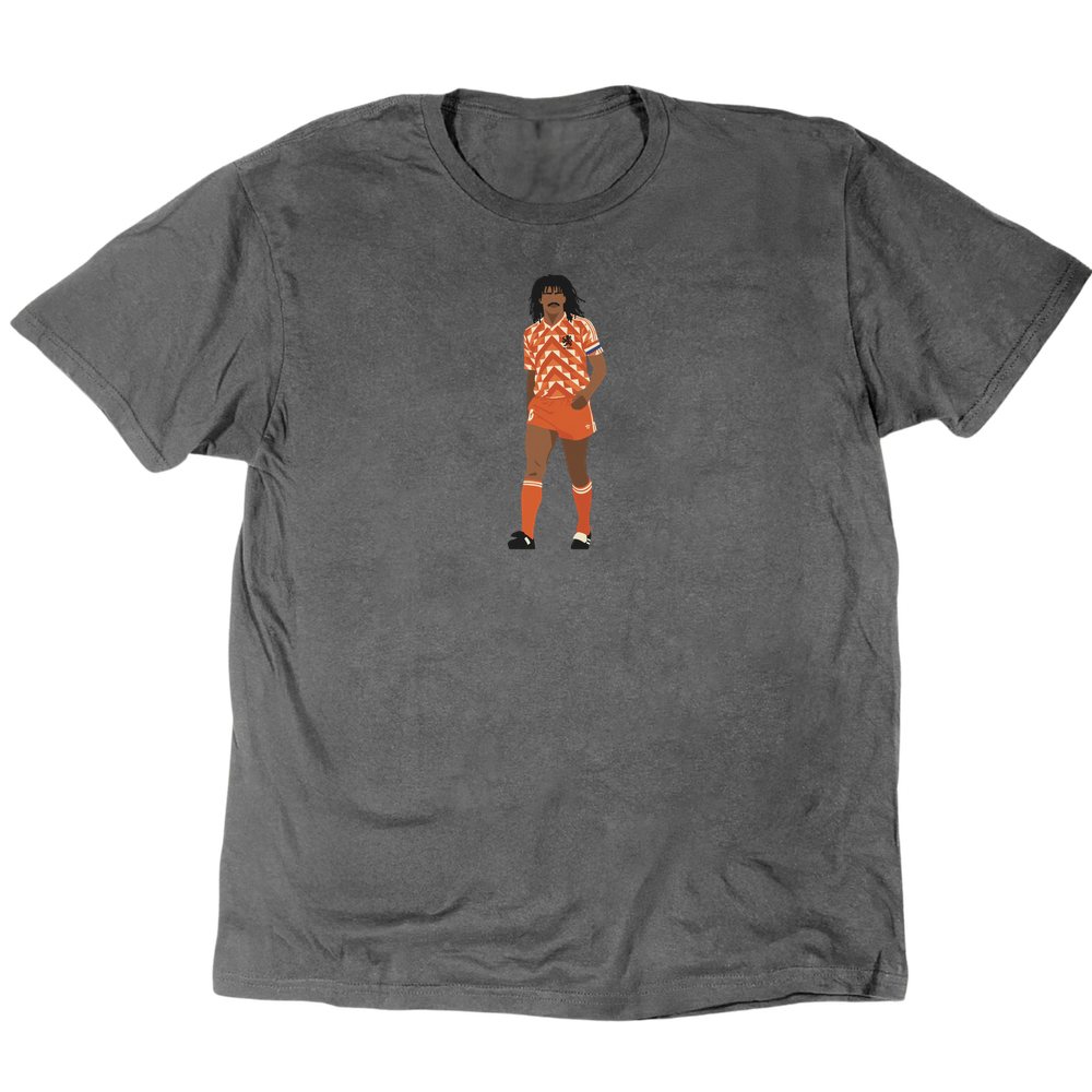 Icons Illustrated Ruud Gullit T-Shirt - Charcoal