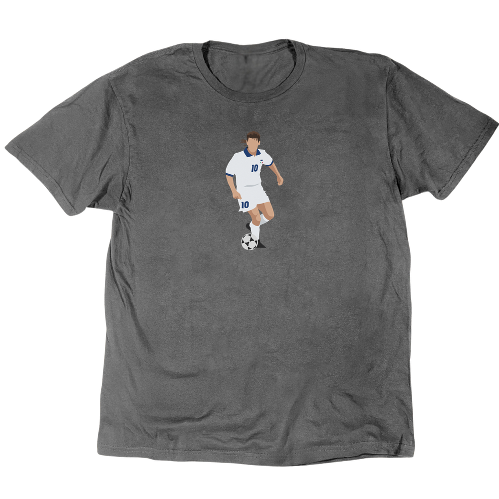 Icons Illustrated Baggio T-Shirt - Charcoal