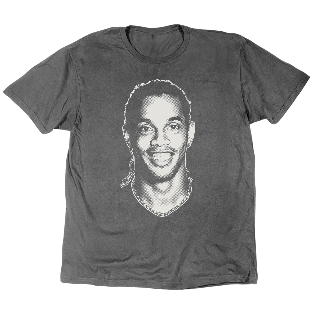 Icon Series Ronaldinho 2004 T-Shirt - Charcoal