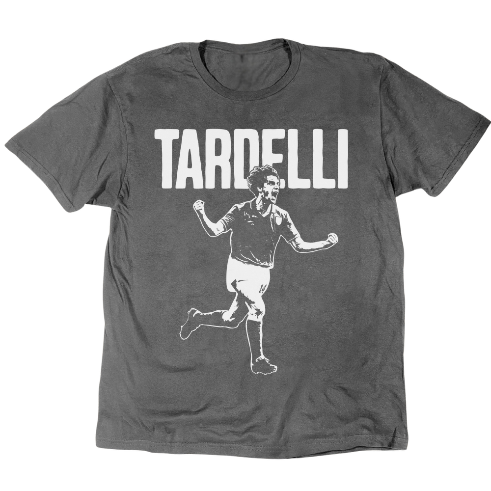 Marco Tardelli Celebration T-Shirt - Charcoal