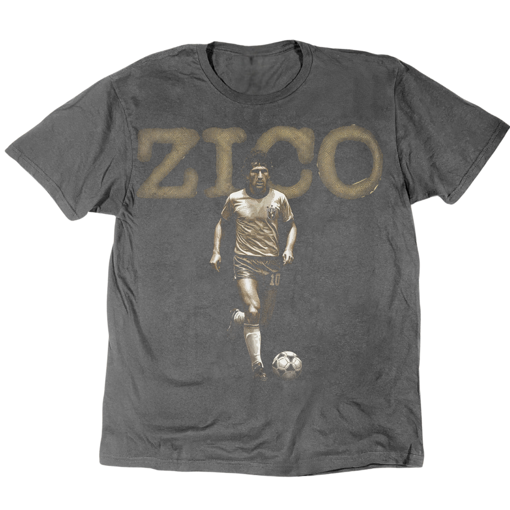 Zico Brasil 82 T-Shirt - Charcoal