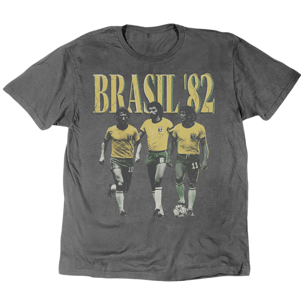 Brasil 1982 T-Shirt - Charcoal