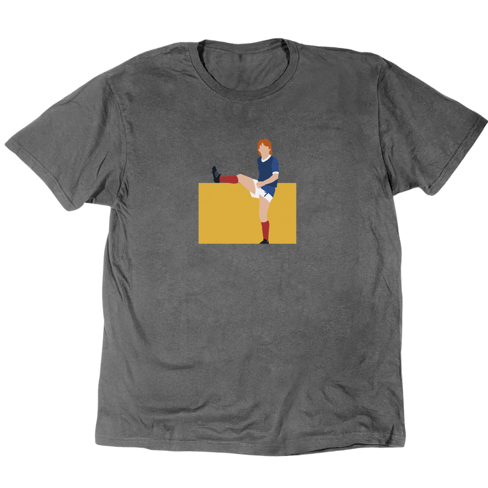 Icons Illustrated Strachan 1986 T-Shirt - Charcoal