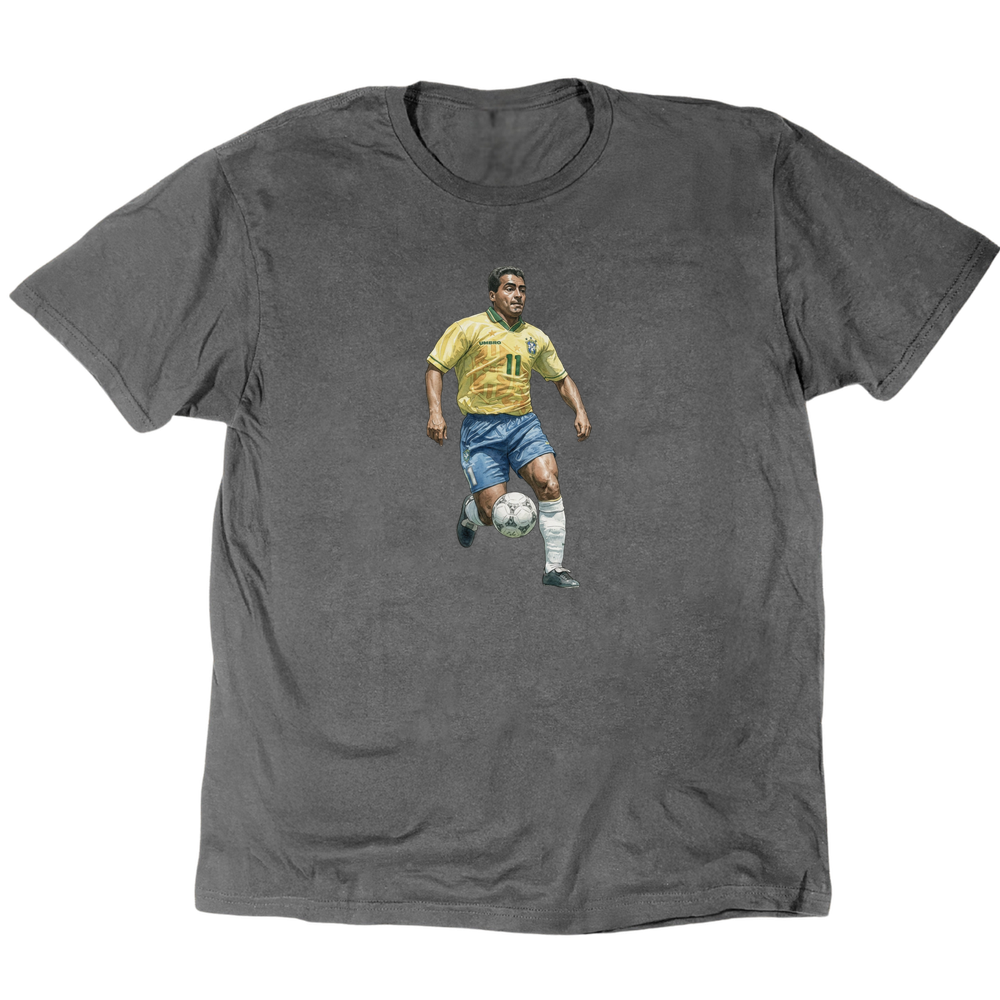 Romário O Baixinho T-Shirt - Charcoal
