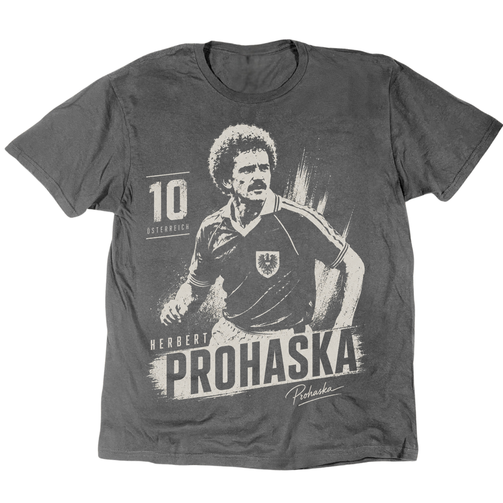 Herbert Prohaska T-Shirt - Charcoal