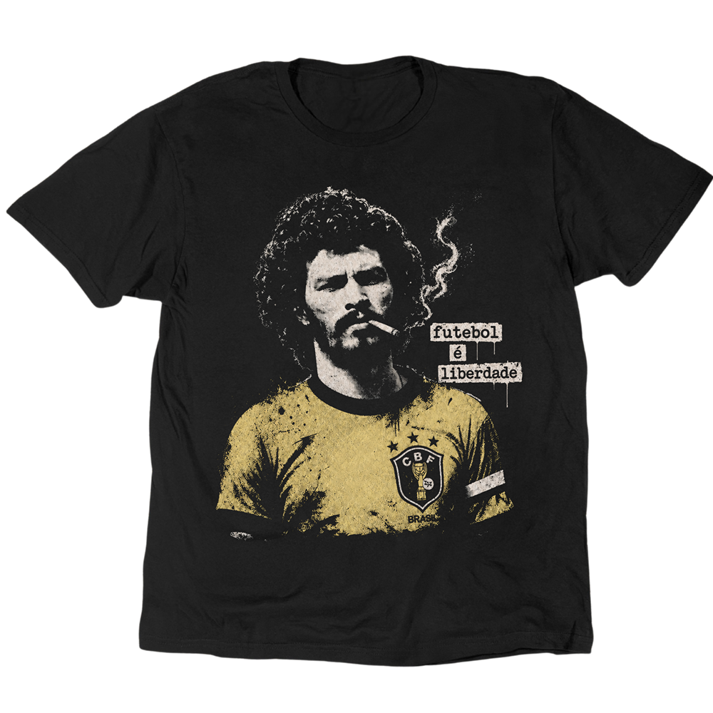 Doctor Sócrates Futebol é Liberdade T-Shirt