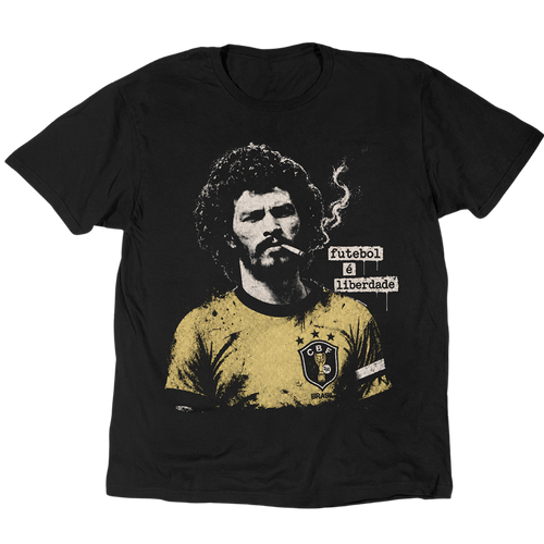 Doctor Sócrates Futebol é Liberdade T-Shirt