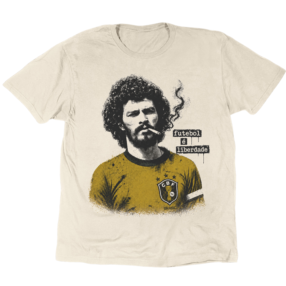 Doctor Sócrates Futebol é Liberdade T-Shirt