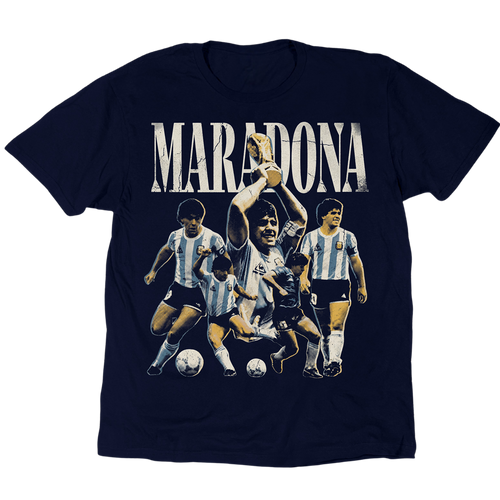Vintage Heroes: Diego Maradona T-Shirt – Retro 90 Originals