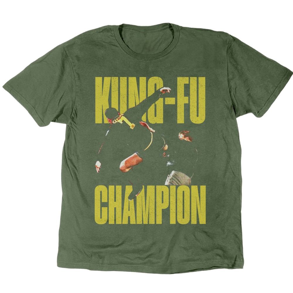 Cantona Kung Fu 1 T-Shirt - Military Green
