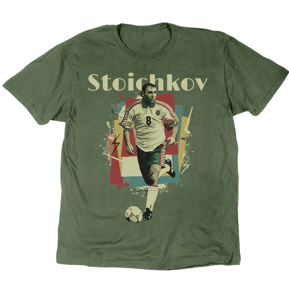 Stoichkov T-Shirt - Military Green
