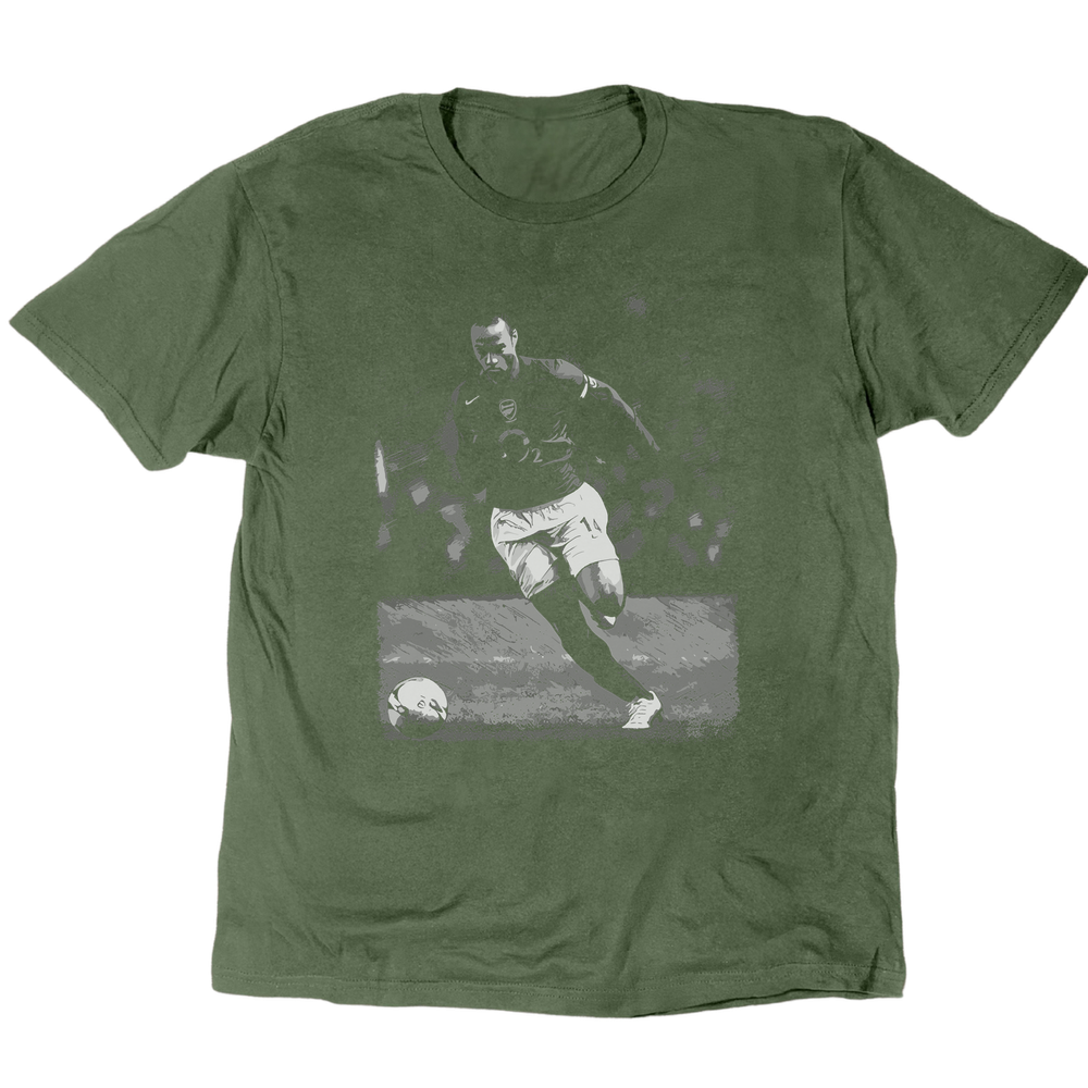 Thierry Henry Va Va Voom T-Shirt - Military Green