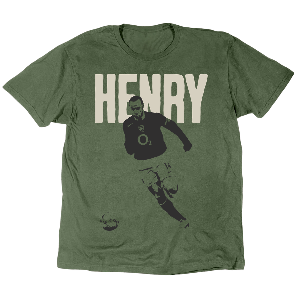 Thierry 14 Icon In Motion T-Shirt - Military Green