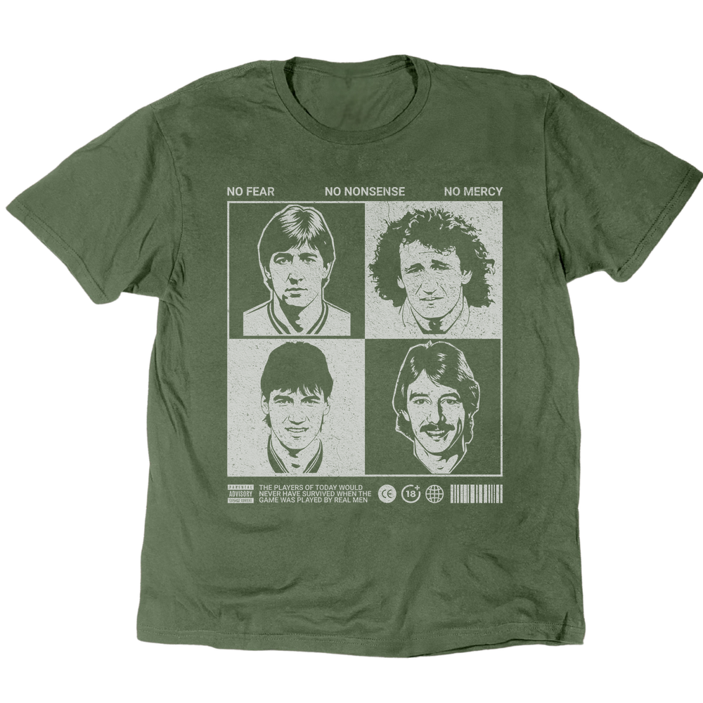 No Fear No Nonsense No Mercy T-Shirt - Military Green