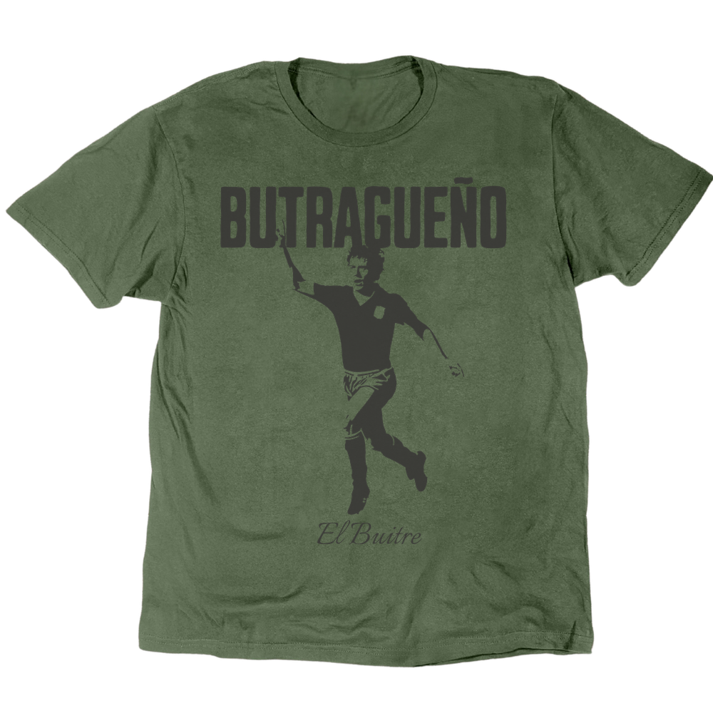 El Buitre Emilio Butragueño T-Shirt - Military Green