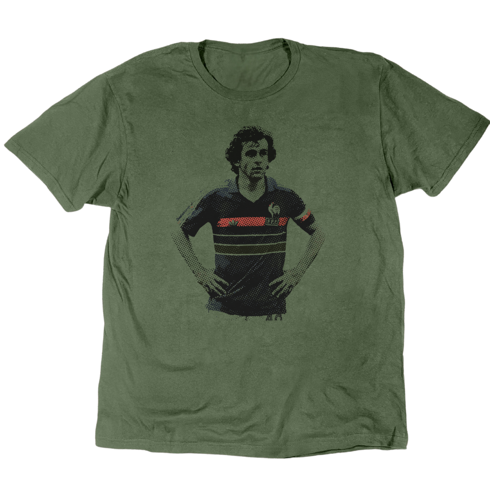 Michel Platini Le Roi T-Shirt - Military Green