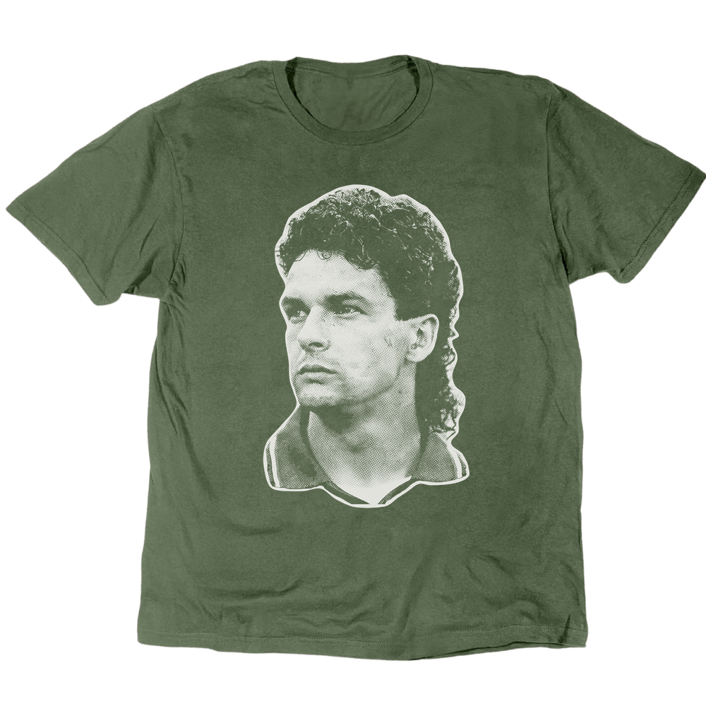 Icon Series Roberto Baggio T-Shirt - Military Green