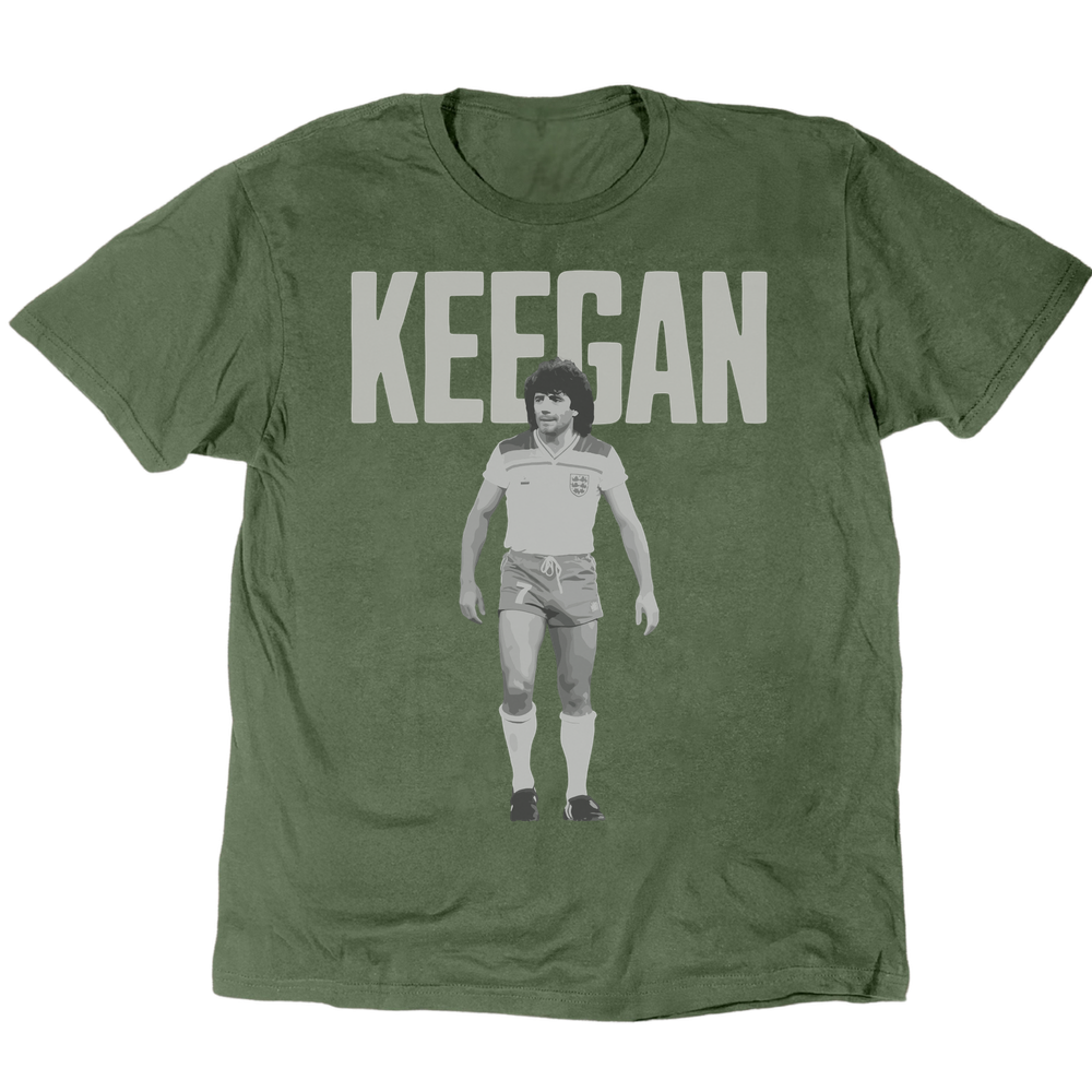 Kevin Keegan 1982 T-Shirt - Military Green