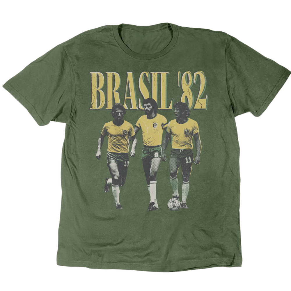 Brasil 1982 T-Shirt - Military Green