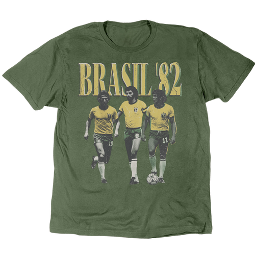 Brasil 1982 T-Shirt - Military Green